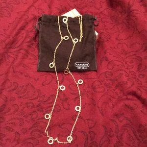Opera Length Coach Necklace